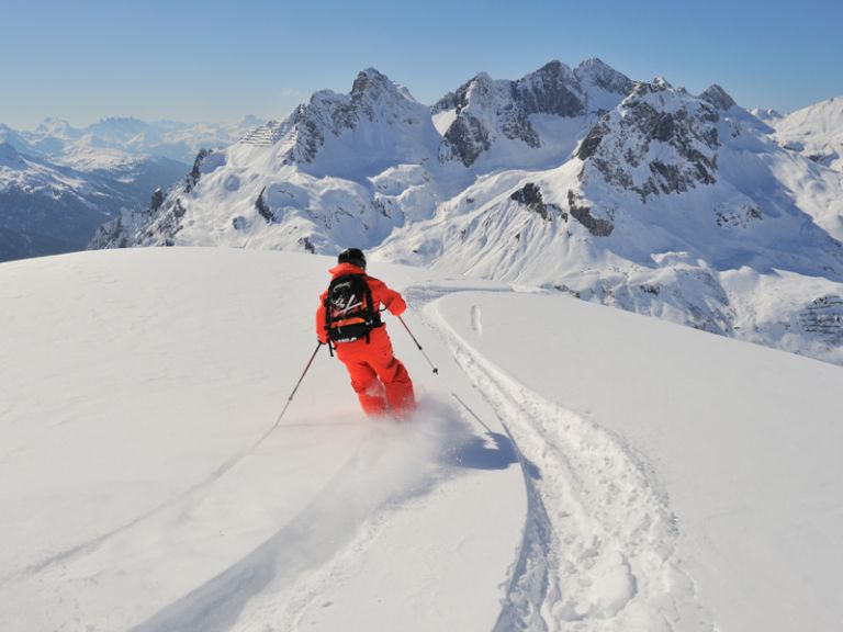 Freerider in Lech Zürs